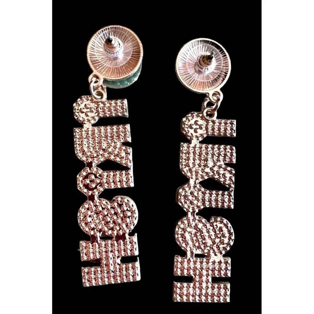 St Patrick's Day Earrings Irish Embellished Green Crystal Clovers Festiv… - Picture 11 of 11